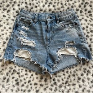 I am selling light blue Jean shorts from American Eagle size 0